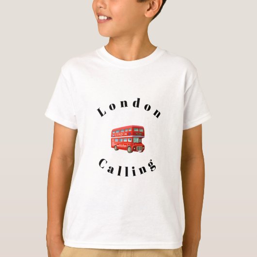 T-shirt Appel de Kid London (Devant)