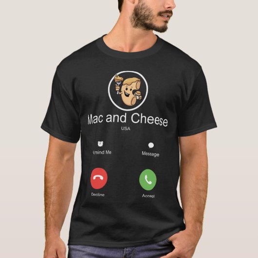 T-shirt Appel de Mac & Cheese Gift Mac et Pâtes au fromage (Devant)