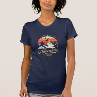 T-shirt Appel de nature | Mountain Adventure Await