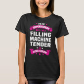 T-shirt Appel d'offres de la machine de remplissage (Devant)