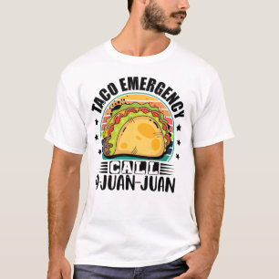 T-shirt Appel d'urgence Taco 9 Juan Juan Cinco De Mayo Tac