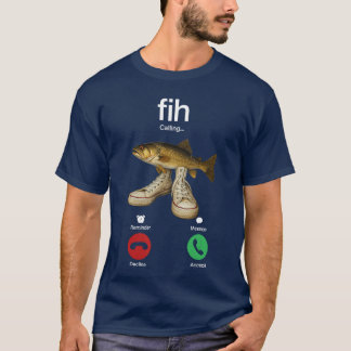 T-shirt Appel Fih Me Rappeler Message Refuser Accepter Tél