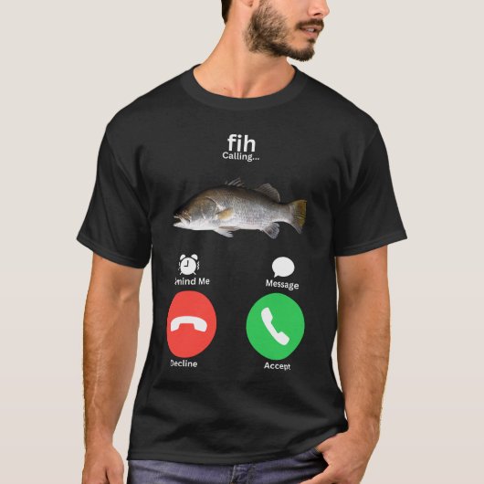 T-shirt Appel Fih Me Rappeler Message Refuser Accepter Tél (Devant)