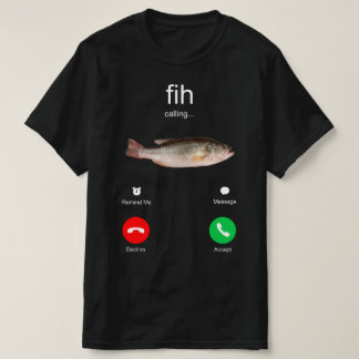 T-shirt Appel Fih Me Rappeler Message Refuser Accepter Tél