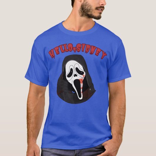 T-shirt Appel téléphonique de GhostFace à Sidney drôle (Devant)
