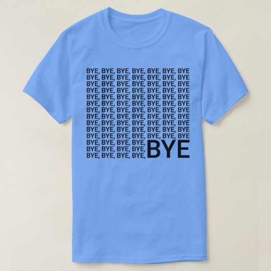 T-shirt Appel téléphonique irlandais Bye Bye Bye (Design devant)