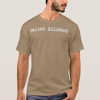 T-shirt Appelé Killshot Ax Jetant du texte minimaliste