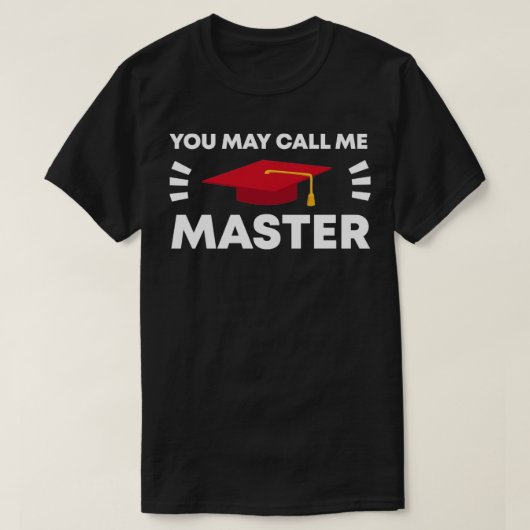 T-shirt Appeler mon maître (Design devant)