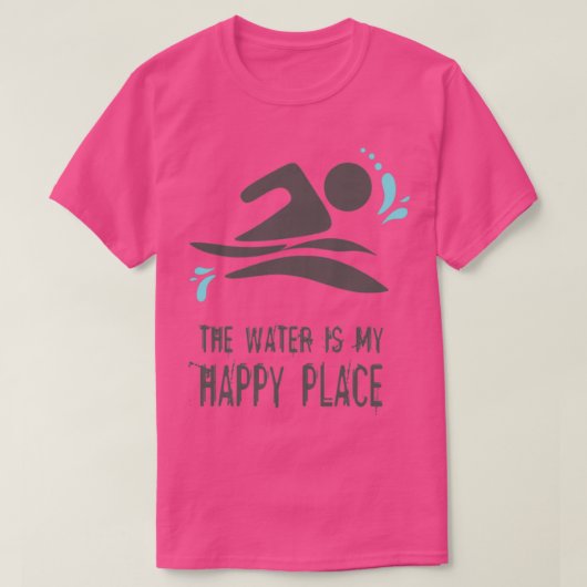 T-shirt Appeler Toutes Les Baignades D'Eau Libre Sauvage B (Design devant)