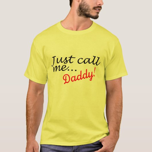 T-shirt Appelez-juste moi papa (Devant)