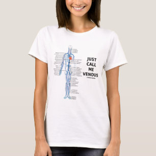 T-shirt Appelez-juste moi veineux (l'humour d'appareil
