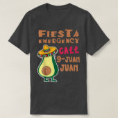 T-shirt Appelez le 9 Juan Juan Juan Cute Avocado Seed Butt (Design devant)