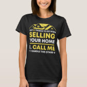T-shirt Appelez-moi Agent Immobilier Cadeau Funny Realtor  (Devant)