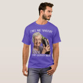 T-shirt Appelez-moi Atchoum parce que mon Gazoonight vinta (Devant entier)
