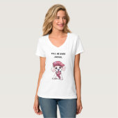 T-shirt Appelez-moi Bark Jacobs. Drôle de Chien (Devant entier)
