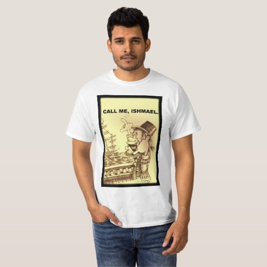 T-shirt appelez-moi, Ishmael (Devant entier)