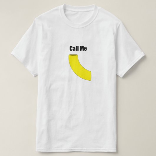 T-shirt Appelez-moi Mac (Design devant)