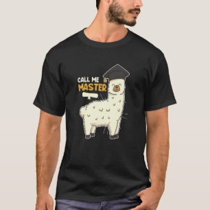 T-shirt Appelez-moi Master Degree