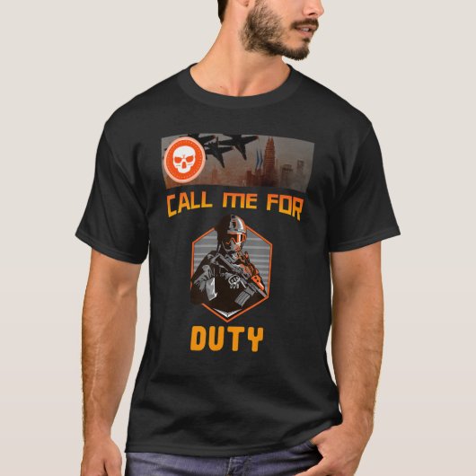 T-shirt Appelez-Moi Pour Le Devoir, Pour Jouer Gagnant Con (Devant)