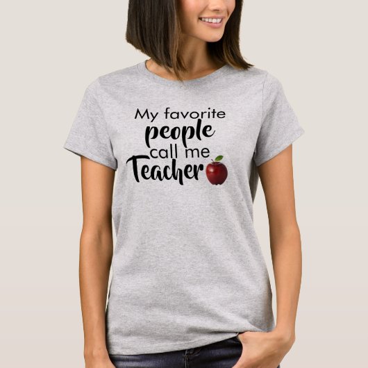 T-shirt Appelez-moi professeur (Devant)