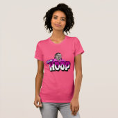T-shirt Appelez-moi une chemise rose (Devant entier)