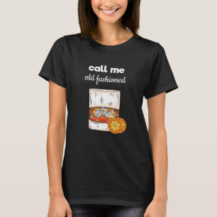 T-shirt Appelez-moi vieux mode