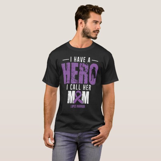 T-shirt Appelez Sa Maman Lupus Sensibilisation Supporter R (Devant entier)