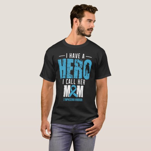 T-shirt Appelez sa maman Lymphedema Sensibilisation Suppor (Devant entier)