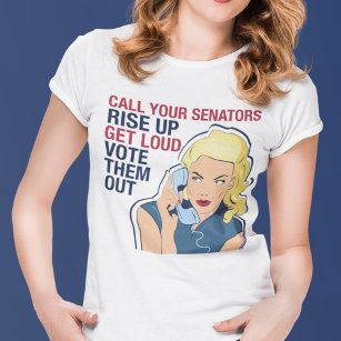 T-shirt Appelez vos sénateurs Feminist Democrat Women's