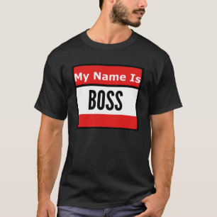T-shirt Appelle-moi Boss