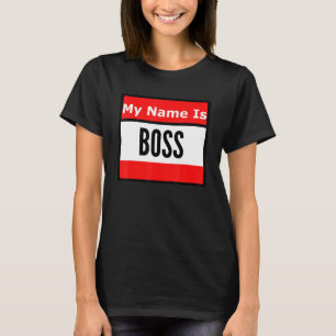T-shirt Appelle-moi Boss