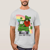 T-shirt Appelle-moi Lucky Irish Gnome Unisex (Devant)