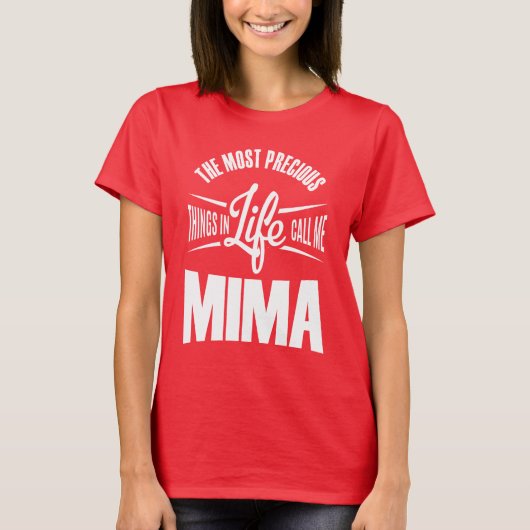 T-shirt Appelle-moi Mima (Devant)