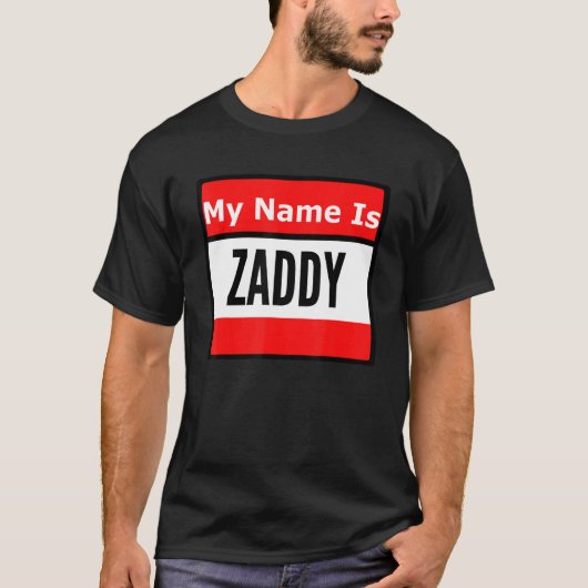 T-shirt Appelle-moi Zaddy (Devant)