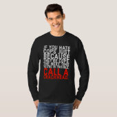 T-shirt Appelle un toxico (Devant entier)