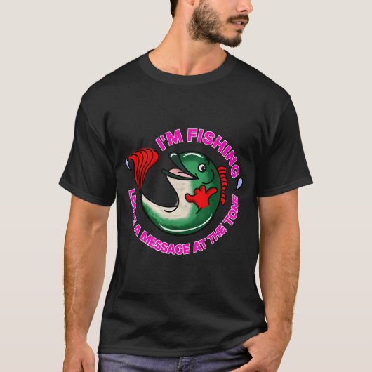 T-SHIRT APPELLEZ-MOI FOU DE PÊCHE 6 (Devant)