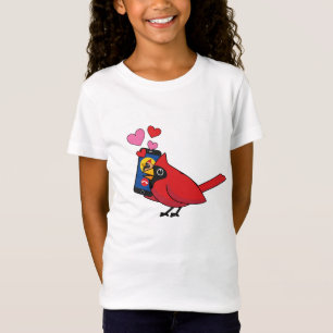 T-Shirt Appels d'accouplement Cardinal Bird Love