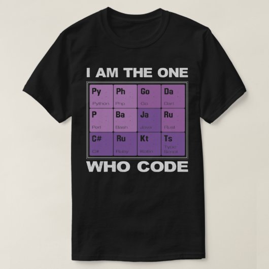 T-shirt Appels de code (Design devant)
