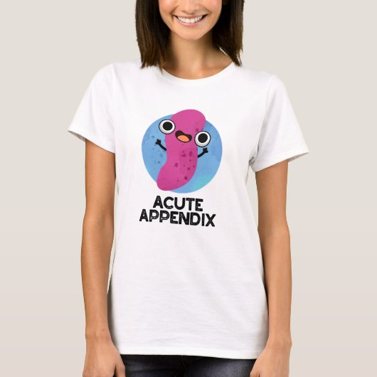 T-shirt Appendice Aigu Funky Body Parts Pun (Devant)