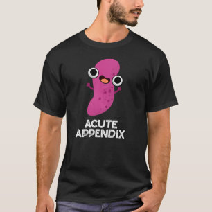 T-shirt Appendice Aigu Funky Body Parts Pun Dark BG