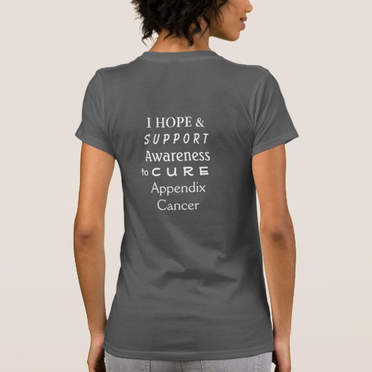 T-shirt Appendice T - Chemise T pour la sensibilisation au (Dos)