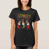 T-shirt Appenzeller Sennenhund Dans Sock Xmas Reindeer Pèr (Devant)