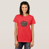T-shirt Apple Folk Art (Devant entier)