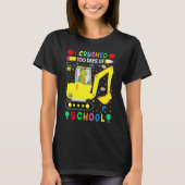 T-shirt Apple I Crushed 100 Day of School Dinosaur Truck F (Devant)