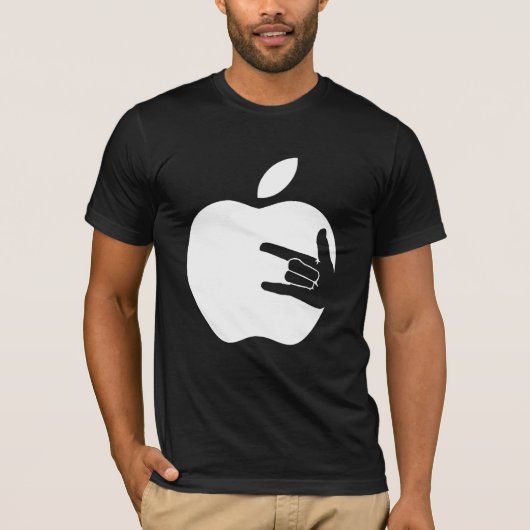 T-shirt Apple Metal la chemise (Devant)