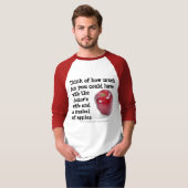 T-shirt Apple par jour (Devant entier)