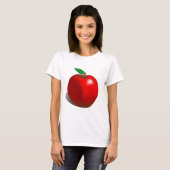 T-shirt Apple rouge (Devant entier)