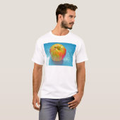 T-shirt Apple rougeoyant (Devant entier)