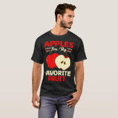 T-shirt Apples Are My Favorite Fruit Cute Fruit Eater Bask (Devant entier)