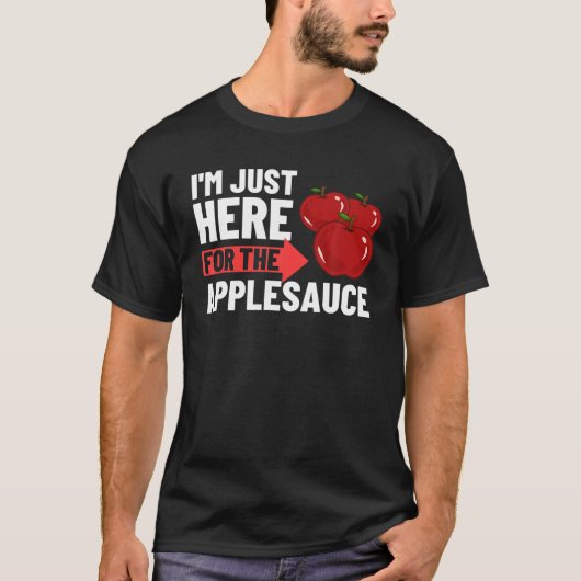 T-shirt Applesauce Pomme Sauce Cake Recette Dessert non su (Devant)